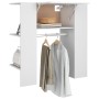 White engineered wood hallway furniture 97.5x37x99 cm by vidaXL, Lockers and storage cabinets - Ref: Foro24-808765, Price: 75...