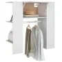 White engineered wood hallway furniture 97.5x37x99 cm by vidaXL, Lockers and storage cabinets - Ref: Foro24-808765, Price: 74...