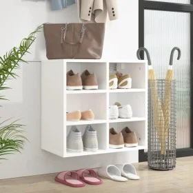 Weißer Schuhschrank 52,5x30x50 cm von vidaXL, Schließfächer und Lagerschränke - Ref: Foro24-808684, Preis: 51,72 €, Rabatt: %
