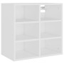 Weißer Schuhschrank 52,5x30x50 cm von vidaXL, Schließfächer und Lagerschränke - Ref: Foro24-808684, Preis: 52,37 €, Rabatt: %