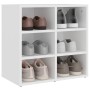 Mueble zapatero blanco 52,5x30x50 cm