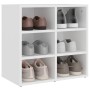 Weißer Schuhschrank 52,5x30x50 cm von vidaXL, Schließfächer und Lagerschränke - Ref: Foro24-808684, Preis: 52,37 €, Rabatt: %
