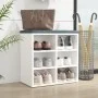 Weißer Schuhschrank 52,5x30x50 cm von vidaXL, Schließfächer und Lagerschränke - Ref: Foro24-808684, Preis: 51,58 €, Rabatt: %