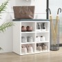 Weißer Schuhschrank 52,5x30x50 cm von vidaXL, Schließfächer und Lagerschränke - Ref: Foro24-808684, Preis: 52,37 €, Rabatt: %
