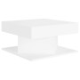 Mesa de centro madera contrachapada blanco 57x57x30 cm de vidaXL, Mesas de centro - Ref: Foro24-808368, Precio: 53,99 €, Desc...