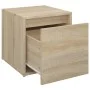 Oak Sonoma plywood stool box 40.5x40x40 cm by vidaXL, Storage baskets - Ref: Foro24-808777, Price: 46,23 €, Discount: %
