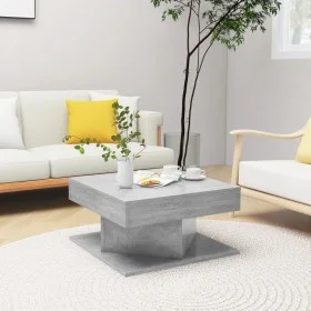 Mesa de centro madera contrachapada gris hormigón 57x57x30 cm de vidaXL, Mesas de centro - Ref: Foro24-808372, Precio: 52,94 ...