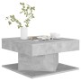 Concrete gray plywood coffee table 57x57x30 cm by vidaXL, Coffee table - Ref: Foro24-808372, Price: 53,26 €, Discount: %