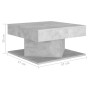 Concrete gray plywood coffee table 57x57x30 cm by vidaXL, Coffee table - Ref: Foro24-808372, Price: 53,26 €, Discount: %