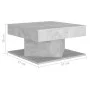 Couchtisch aus betongrauem Sperrholz, 57 x 57 x 30 cm von vidaXL, Couchtisch - Ref: Foro24-808372, Preis: 56,47 €, Rabatt: %