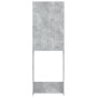 Betongrauer Waschmaschinenschrank 64x25,5x190 cm von vidaXL, Zubehör für Waschmaschinen und Trockner - Ref: Foro24-808417, Pr...
