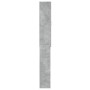 Betongrauer Waschmaschinenschrank 64x25,5x190 cm von vidaXL, Zubehör für Waschmaschinen und Trockner - Ref: Foro24-808417, Pr...