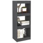 Gray pine wood shelf/space divider 40x30x103.5 cm by vidaXL, Bookcases and shelves - Ref: Foro24-808140, Price: 49,72 €, Disc...