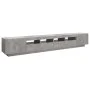 Mueble para TV con luces LED gris hormigón 260x35x40 cm de vidaXL, Muebles TV - Ref: Foro24-3081919, Precio: 173,03 €, Descue...