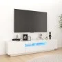 TV-Ständer mit LED-Leuchten hellweiß 180x35x40 cm von vidaXL, TV-Möbel - Ref: Foro24-3081903, Preis: 158,26 €, Rabatt: %