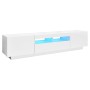 TV-Ständer mit LED-Leuchten hellweiß 180x35x40 cm von vidaXL, TV-Möbel - Ref: Foro24-3081903, Preis: 161,11 €, Rabatt: %