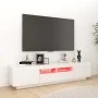 TV-Ständer mit LED-Leuchten hellweiß 180x35x40 cm von vidaXL, TV-Möbel - Ref: Foro24-3081903, Preis: 158,26 €, Rabatt: %