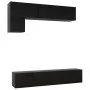 TV-Lounge-Möbel-Set 5 Stück schwarzes Holzwerkstoff von vidaXL, TV-Möbel - Ref: Foro24-3078798, Preis: 192,26 €, Rabatt: %