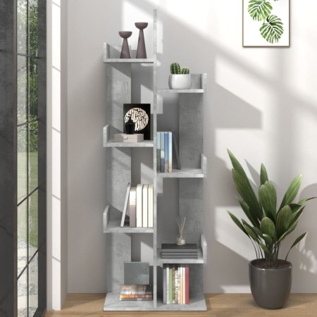Betongraues Holzwerkstoffregal 48 x 25,5 x 140 cm von vidaXL, Bücherregale und Regale - Ref: Foro24-808913, Preis: 47,64 €, R...