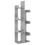 Betongraues Holzwerkstoffregal 48 x 25,5 x 140 cm von vidaXL, Bücherregale und Regale - Ref: Foro24-808913, Preis: 47,64 €, R...
