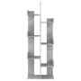 Betongraues Holzwerkstoffregal 48 x 25,5 x 140 cm von vidaXL, Bücherregale und Regale - Ref: Foro24-808913, Preis: 47,64 €, R...