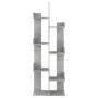 Betongraues Holzwerkstoffregal 48 x 25,5 x 140 cm von vidaXL, Bücherregale und Regale - Ref: Foro24-808913, Preis: 47,11 €, R...