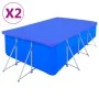 Pool cover 2 units rectangular PE 400x207cm 90 g/m² by vidaXL, Pool covers - Ref: Foro24-3082804, Price: 37,03 €, Discount: %