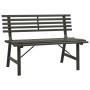 Gartenbank 110 cm aus schwarzem Stahl von vidaXL, Gartenbänke - Ref: Foro24-317135, Preis: 108,85 €, Rabatt: %