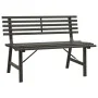 Gartenbank 110 cm aus schwarzem Stahl von vidaXL, Gartenbänke - Ref: Foro24-317135, Preis: 113,11 €, Rabatt: %