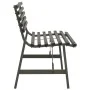 Gartenbank 110 cm aus schwarzem Stahl von vidaXL, Gartenbänke - Ref: Foro24-317135, Preis: 113,11 €, Rabatt: %