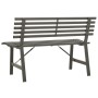 Banco de jardín 110 cm acero negro de vidaXL, Bancos de jardín - Ref: Foro24-317135, Precio: 108,85 €, Descuento: %