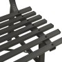 Banco de jardín 110 cm acero negro de vidaXL, Bancos de jardín - Ref: Foro24-317135, Precio: 108,85 €, Descuento: %