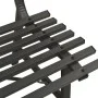 Gartenbank 110 cm aus schwarzem Stahl von vidaXL, Gartenbänke - Ref: Foro24-317135, Preis: 113,11 €, Rabatt: %