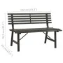 Gartenbank 110 cm aus schwarzem Stahl von vidaXL, Gartenbänke - Ref: Foro24-317135, Preis: 113,11 €, Rabatt: %