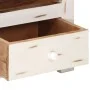 TV-Möbel aus massivem weißem Akazienholz 110x30x40 cm von vidaXL, TV-Möbel - Ref: Foro24-337849, Preis: 125,94 €, Rabatt: %