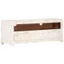 TV-Möbel aus massivem weißem Akazienholz 110x30x40 cm von vidaXL, TV-Möbel - Ref: Foro24-337849, Preis: 125,94 €, Rabatt: %