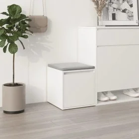 White plywood stool drawer 40.5x40x40 cm by vidaXL, Storage baskets - Ref: Foro24-808774, Price: 50,31 €, Discount: %