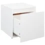 Cajón taburete madera contrachapada blanco 40,5x40x40 cm de vidaXL, Cestas para almacenaje - Ref: Foro24-808774, Precio: 52,2...