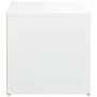 Cajón taburete madera contrachapada blanco 40,5x40x40 cm de vidaXL, Cestas para almacenaje - Ref: Foro24-808774, Precio: 52,2...