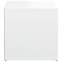 Weiße Hockerschublade aus Sperrholz, 40,5 x 40 x 40 cm von vidaXL, Aufbewahrungskörbe - Ref: Foro24-808774, Preis: 51,01 €, R...