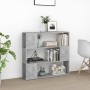 Betongraues Regal/Raumteiler 100x24x94 cm von vidaXL, Bücherregale und Regale - Ref: Foro24-809183, Preis: 49,99 €, Rabatt: %