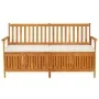 Storage bench with cushion solid acacia wood 170 cm by vidaXL, garden benches - Ref: Foro24-316738, Price: 288,09 €, Discount: %