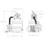 Pool sand filter with black pre-filter by vidaXL, Pool and spa filters - Ref: Foro24-93396, Price: 199,70 €, Discount: %