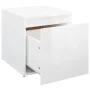 Plywood white glossy stool box 40.5x40x40 cm by vidaXL, Storage baskets - Ref: Foro24-808780, Price: 62,92 €, Discount: %