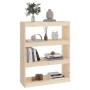 Regal/Raumteiler aus Kiefernholz 80x30x103,5 cm von vidaXL, Bücherregale und Regale - Ref: Foro24-808188, Preis: 65,23 €, Rab...