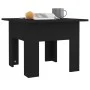 Black engineered wood coffee table 55x55x42 cm by vidaXL, Coffee table - Ref: Foro24-810236, Price: 35,53 €, Discount: %