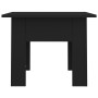 Black engineered wood coffee table 55x55x42 cm by vidaXL, Coffee table - Ref: Foro24-810236, Price: 35,89 €, Discount: %