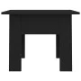 Black engineered wood coffee table 55x55x42 cm by vidaXL, Coffee table - Ref: Foro24-810236, Price: 35,53 €, Discount: %