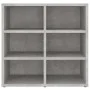 Shoe rack furniture 2 units concrete gray color 52.5x30x50 cm by vidaXL, Lockers and storage cabinets - Ref: Foro24-808693, P...