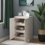 Sideboard aus massivem weißem Kiefernholz, 60 x 36 x 84 cm von vidaXL, Sideboards - Ref: Foro24-808109, Preis: 113,76 €, Raba...